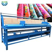 Fabric Meter Counter Rolling Machine Textile finishing Cloth Rolling Winding Machine