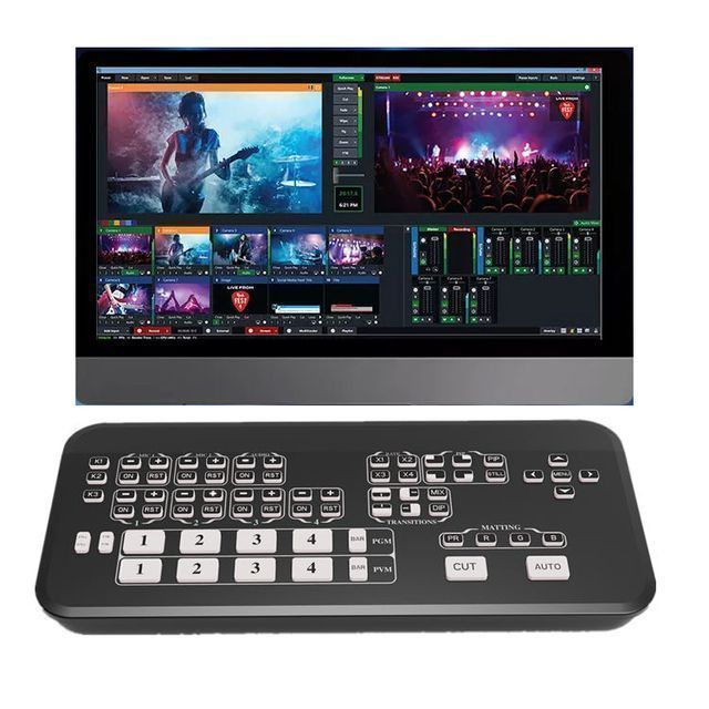 Broadcast Video Streaming Switcher Video Vmix & OBS Switcher Streaming ...
