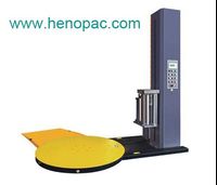 G1 Semi-auto pallet wrapping machine with powered pre-stretch film carriage