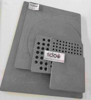 RSiC plate with recrystallized sic ceramic