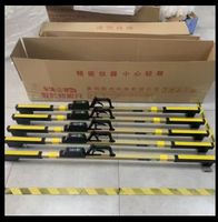 Digital switch track gauge for turnout track gauge level measuring