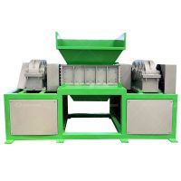 Waste Wood Pallet Double Shaft Shredder/Professional Scrap Metal Crusher Industrial Cardboard Shredd