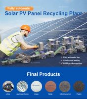 Solar Panel Cell Sheet Recycling Plant Machinery Recycling Of Photovolt Solar PV Panel Recycling