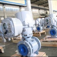 Electric Ball Valve, ASTM A216 WCB, 4 Inch, 150 LB, API 6D