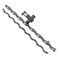 Pole clamp overhead fiber optic cable clamp ADSS for pole wall mounting suspension clamp