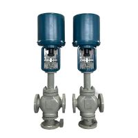 Electric 3 Way Control Valve, Carbon Steel, 3/4 - 14 Inch