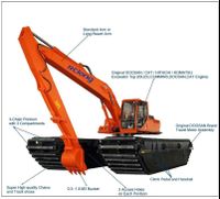 Best Quality Amphibious Excavator Swamp Buggy with Long Reach Arm