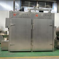 Double Door Smoke House with 4 Trolley