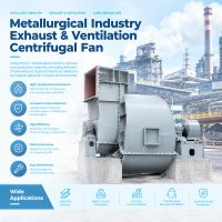 Metallurgical Exhaust Centrifugal Fan | Industrial Metal Processing Exhaust Fan